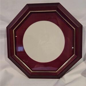 Octogon wooden picture frame
